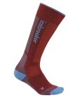 Dámské merino lyžařské ponožky ICEBREAKER Wmns Ski+ Medium OTC, Port/Baja/Cedar Wood velikost: 41-43 (L)