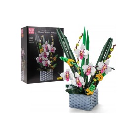 Mamido Stavebnice orchideje v květináči 1158 dílků