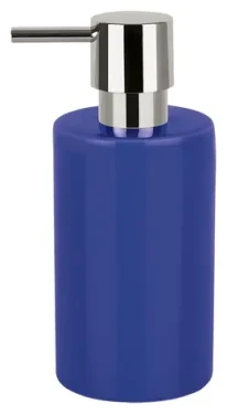 Spirella TUBE dávkovač mýdla modrý / keramika / 300 ml