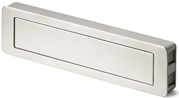 Hettich Nábytková úchytka zápustná Touch – In nerez imitace (105901)