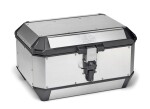 Ala56A stříbrný horní kufr Givi Trekker Alaska celohliníkový (Monokey topcase), objem 56 ltr.
