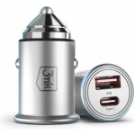 3MK Adapter CL Hyper Car 30W, 1x USB + 1x USB-C (PD)