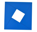 Moyo Montessori Moyo Montessori Krabička s modrými trojúhelníky