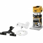 DEWALT DCW600N / Aku ohraňovací frézka / 12V / 25.500 ot-min / Upínání hřídele 6-8mm / bez Aku (DCW600N)