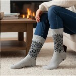 Ponožky NORDKAPP merino dámské Voxx světle šedé