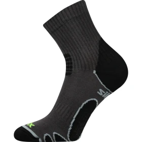 VOXX Ponožky sportovní SILO s ionty stříbra TMAVĚ ŠEDÉ 35-38 110584