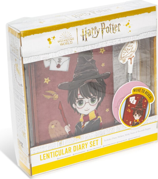 Deník sada Harry Potter Lenticular - Salvest