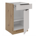 Spodní skříňka Solea 50 D 1F 1S BB - Premium Box Barva korpusu: Dub artisan, Barva dvířek: Kašmír