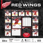 JF Turner Kalendář Detroit Red Wings NHL 2026 Wall Calendar
