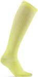 Craft ponožky ADV Dry Compression žlutá - Běžecké kompresní podkolenky CRAFT ADV Dry Compression - žluté Velikost textilu: 34-36