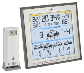 TFA 35.8105.10 ID-08 / Meteostanice / WiFi / předpověď počasí 5 dní / bezdrátové čidlo (35.8105.10)