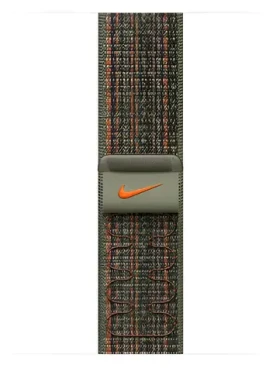 Apple Watch 41mm Sequoia/Orange / Nike sportovní řemínek (MTL33ZM/A)