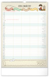 Nástěnný kalendář 2027 Notique Rodinný plánovací Harry Potter XL, 33 x 46 cm