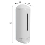 SAPHO - SHOWER MEDIUM dávkovač tekutého mýdla 250ml, bílá A94701
