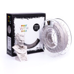 PLA WOOD WHITE filament 1,75 mm Print With Smile 0,45kg