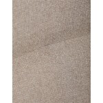 Židle jídelní, snadno čistitelná krémová látka, černý matný lak, kovové nohy