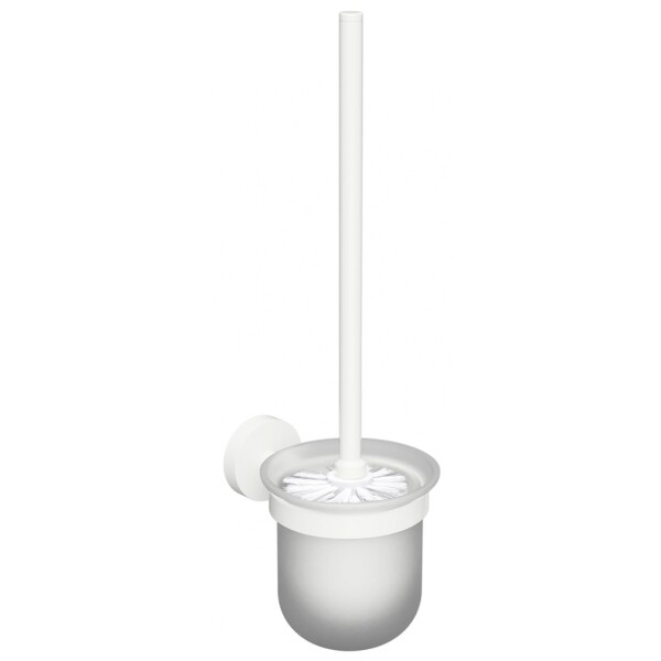 HOPA - WC štetka, miska sklo, 95×360×140 mm - Barva - Bílá KDBE104113014