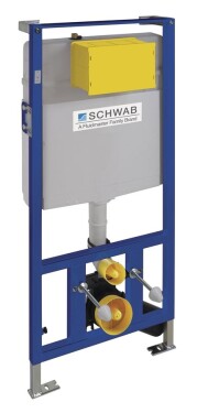 SAPHO - SCHWAB DUPLO WC 199 podomítková nádržka pro suchou montáž 3/6l, DN110 T02-2113-0250