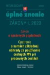 Aktualizácia I/2 2023 daňové účtovné zákony