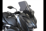 Yamaha X-Max125 18-22,X-Max300 17-22,X-Max400 18-20,Tricity300 20-25 Skútr plexi Powerbronze 530 mm - tmavě kouřová