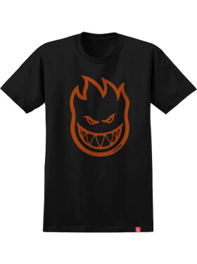 Spitfire BIGHEAD BLACK BURNT ORANGE Print dětské tričko krátkým rukávem