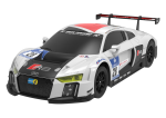 Mamido Sportovní autíčko AUDI R8 LMS na dálkové ovládání RC 1:24 bílá černá