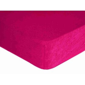 DekorTextil Napínací prostěradlo FROTÉ Premium vínové ROZMĚR: (š/d/v) 200 x 220 x 20 cm