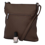 Trendy crossbody TriKolor, tmavě hnědá