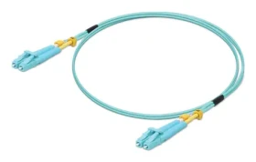Ubiquiti UACC-OFC-MM-2M / Optický patch kabel / LC-LC / Duplex / OM3 / 10Gbps / 2m / tyrkysová (UACC-OFC-MM-2M)
