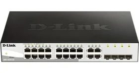 D-Link DGS-1210-20 / Smart switch / 16x gigabit RJ45 / 4x combo RJ45/SFP / bez ventilátoru