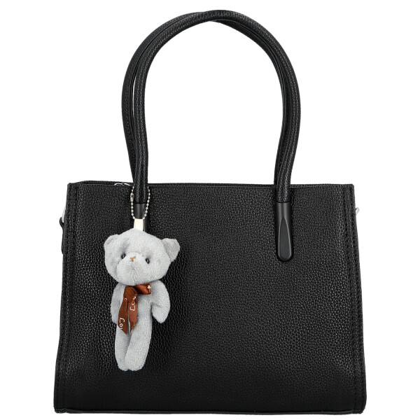 Módní dámská koženková kabelka do ruky Armin, černá