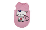 Kitty elastické tričko pro psa Barva: Růžová, Délka zad (cm): 35, Obvod hrudníku: 40 - 48 cm