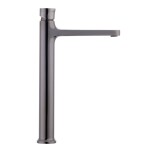 Vysoká umyvadlová baterie SAT Dark bez výpusti PVD Gun Metal SATBSDA285K SATBSDA285K