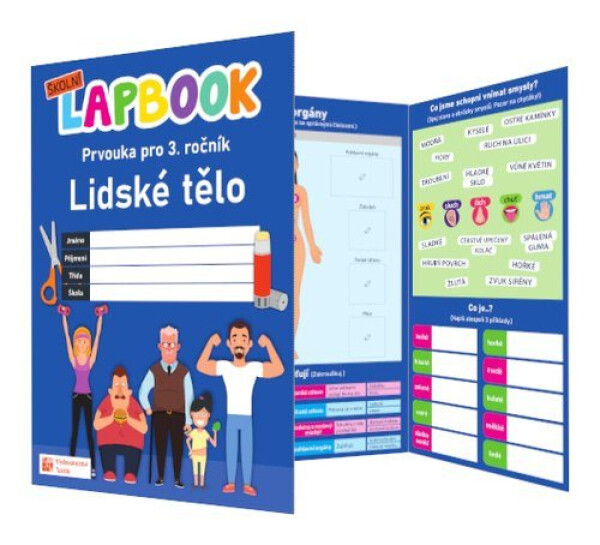 Školní lapbook: Lidské tělo pro 3. ročník ZŠ RVP