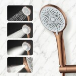REA - Sprchová hlavice JS-020 BRUSH COPPER REA-08036