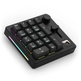 Glorious GMMK Wireless Numpad - Fox Linear - černá / Numerická bezdrátová klávesnice / BT 5.0 / USB-C / RGB (GLO-GMMK-NP-FOX-B)