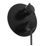 RAV Slezák - SEINA - Vanová/Sprchová baterie podomítková 2-cestná s tělesem, Černá - matná SE986KCMAT SE986KCMAT