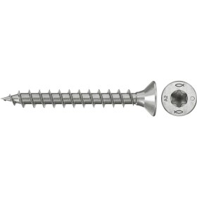 Fischer 574051 šrouby do dřevotřísky 3 mm 12 mm TX Nerezová ocel 200 ks