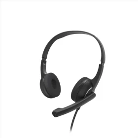 Hama PC Office Headset HS-P150 V2 / kancelářské sluchátka / 3.5 mm jack / Y-adaptér (139932)