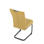 Jídelní židle, žlutá, látka, DCL-E2008 YEL2