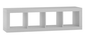 FRONTI Regál KALAX 1x4 Bílý (zbývá 1 ks)