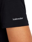 Dámské merino tričko s krátkým rukávem ICEBREAKER Wmns 125 Cool-Lite Sphere SS Tee Fusion, Black velikost: S