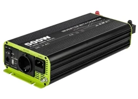 KOSUNPOWER UPS záložní zdroj 500W 12V / Napěťový měnič / 500 W / Čistý sinus / AC 230V / externí baterie (KOS500-12)