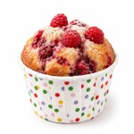 Dortisimo Košíčky na muffiny pevné bílé s barevnými puntíky 5 x 4 cm (100 ks)