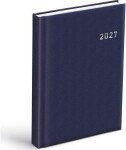 Diář 2027 D801 PVC tmavě modrý