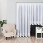 Žakárová záclona FELICIA