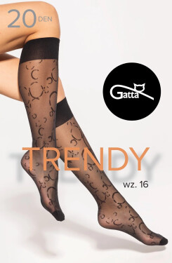 Podkolenky Gatta Trendy wz.16 20 den nero univerzální
