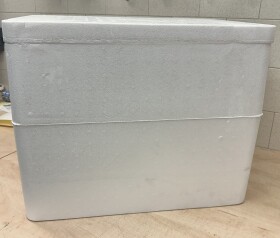 Termoboxy CZ & SK Polystyrenový termobox 52L/43kg - BAZAR, Bílá