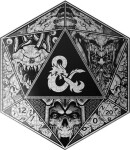 Puzzle Dungeons and Dragons - Kostka v plechové krabičce 750 dílků - EPEE