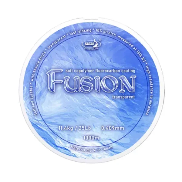 Katran Vlasec Fusion Transparent 1000m 0,409mm 11,4kg (2301)
